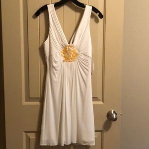 White cocktail dress